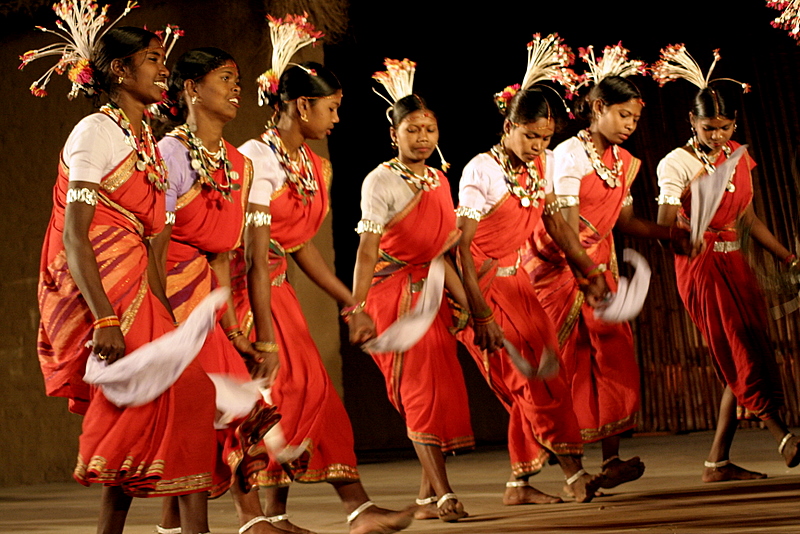 Bihar Karma Dance Traditional Performance