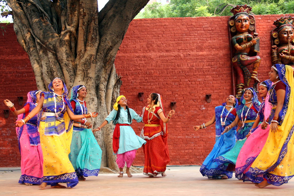 Traditional Bihar Folk Dancers