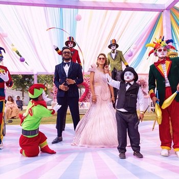 Carnival artist for wedding celebration in South Delhi