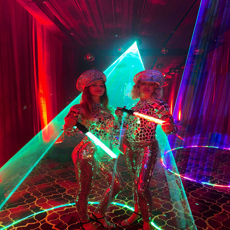 Professional exhibition hostess at Delhi corporate event