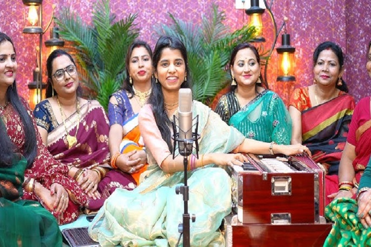Traditional Awadhi folk music performance
