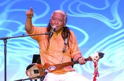 Bhoti (Tibetic) Lokgeet folk singer performing