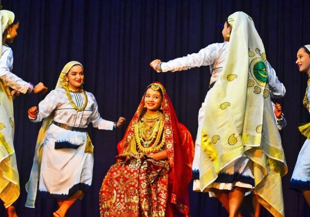 Traditional Malayalam folk music performance