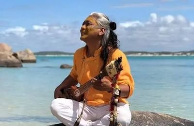 Sherdukpen Lokgeet folk singer performing