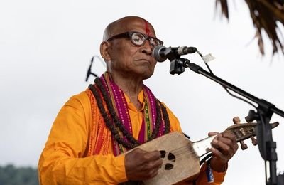 Tripuri (Kokborok Family) Lokgeet folk singer performing